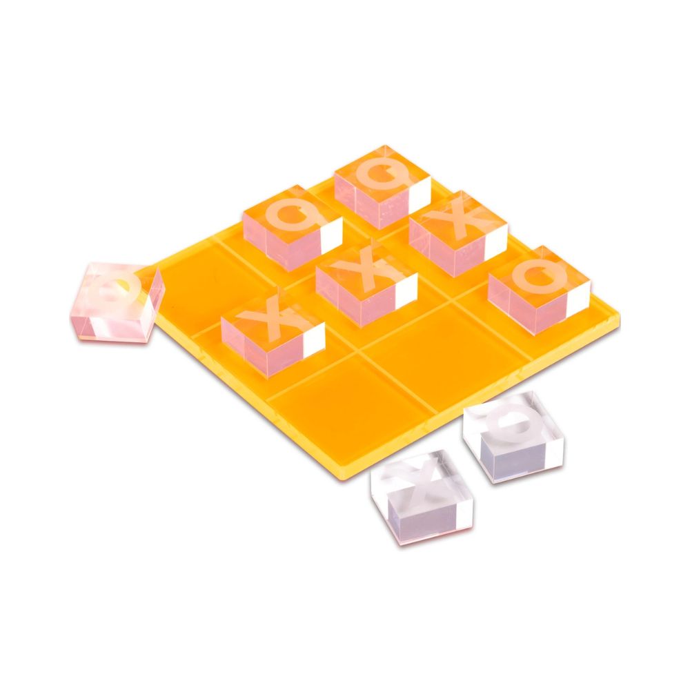 BeyBerk International Acrylic Tic Tac Toe - Orange 1
