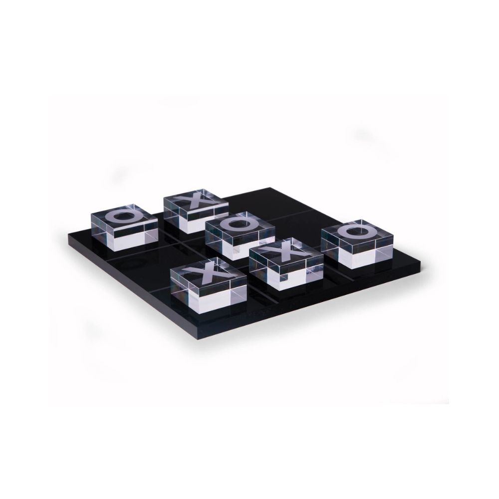 BeyBerk International Vince Acrylic Tic Tac Toe - Black 1
