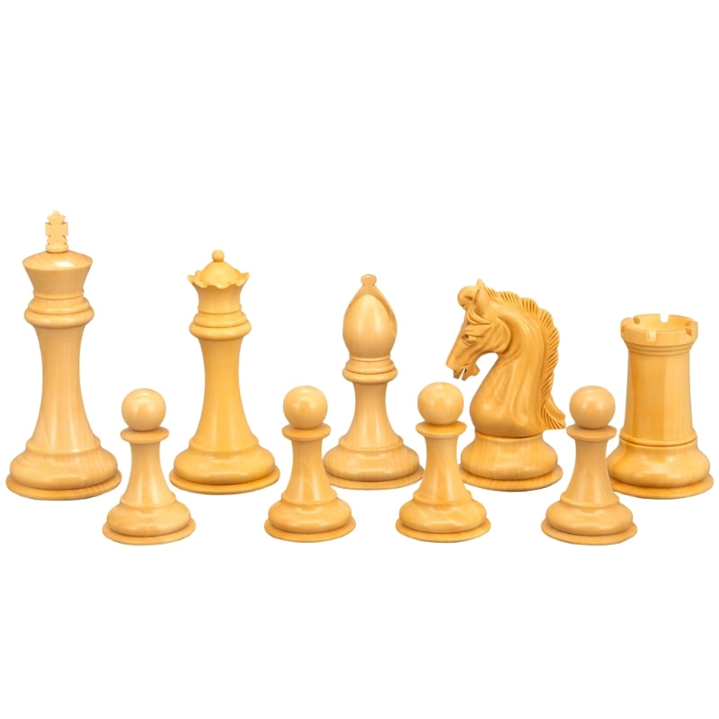 Dal Rossi Ebony Boxwood Double Weighted Chess Pieces On 50cm Carbon Fibre Chess Board With Compartments