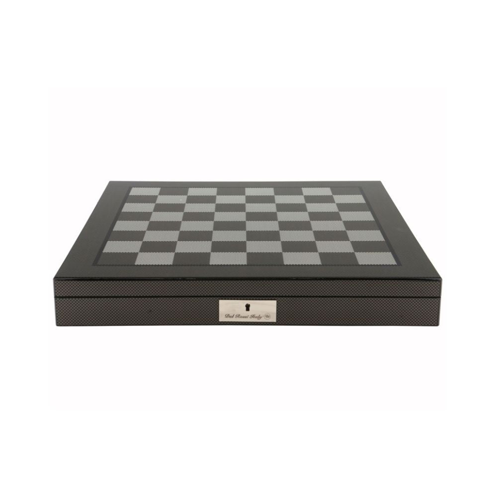 Dal Rossi Italy Carbon Fibre Shiny Finish Chess Box 20” 1