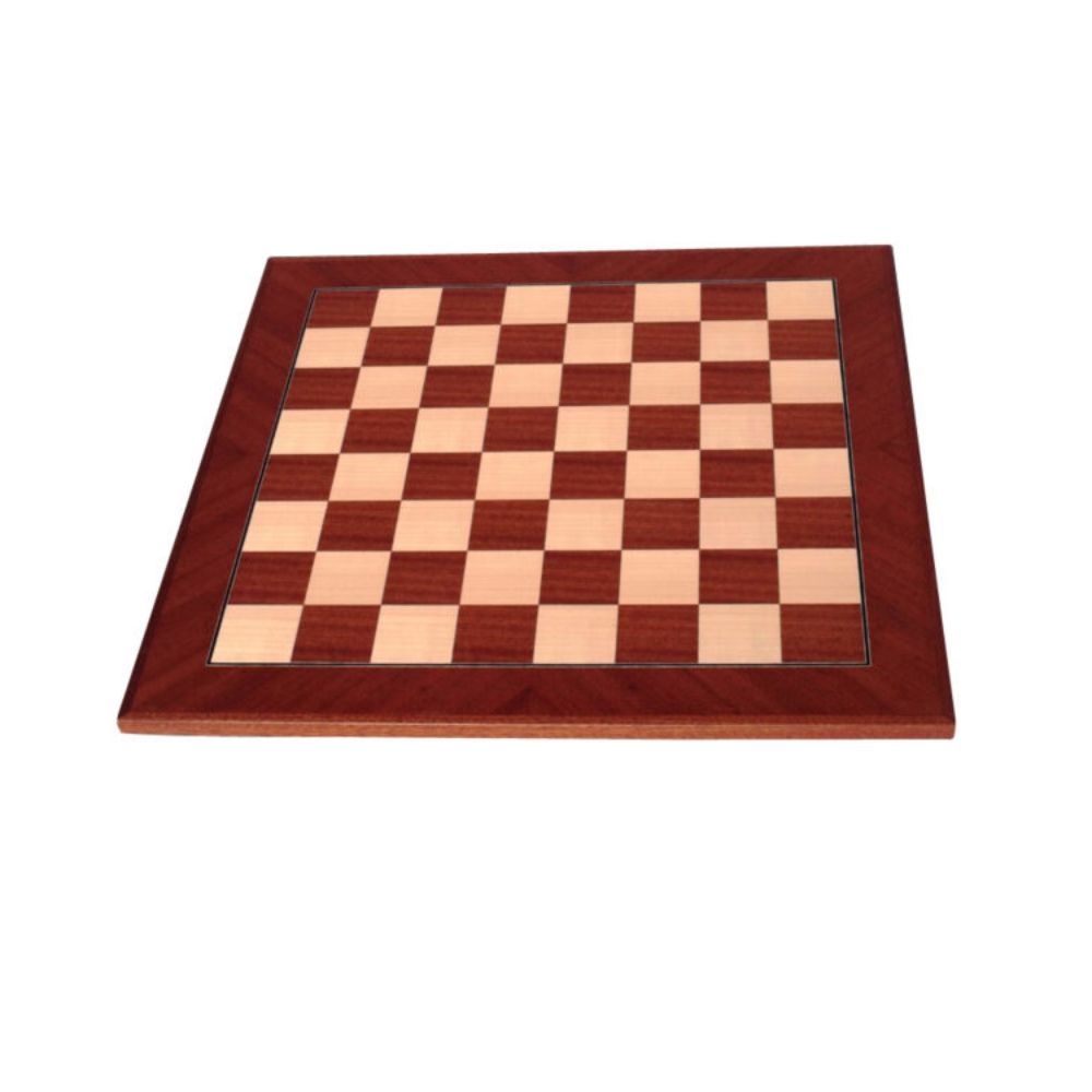 Dal Rossi Italy Mahogany/Maple Chess Board 40cm