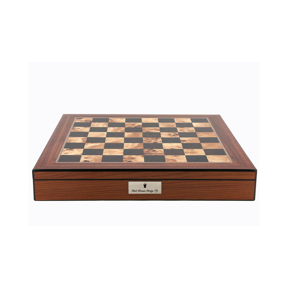 Dal Rossi Italy Walnut Finish Chess Box 16” 1