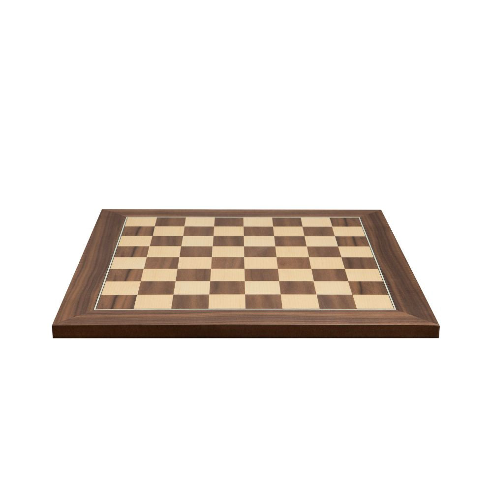Dal Rossi Italy Walnut Inlaid Chess Board 40cm