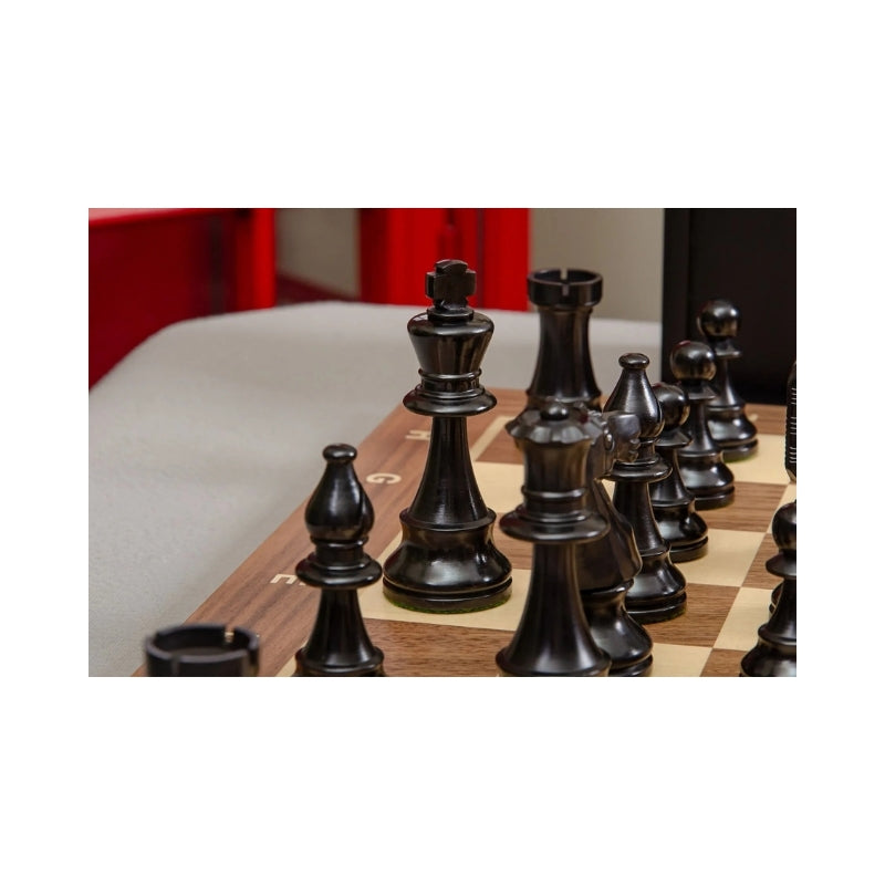 House Of Staunton Glass Eyed Lardy Series Luxury Wood Chess Set