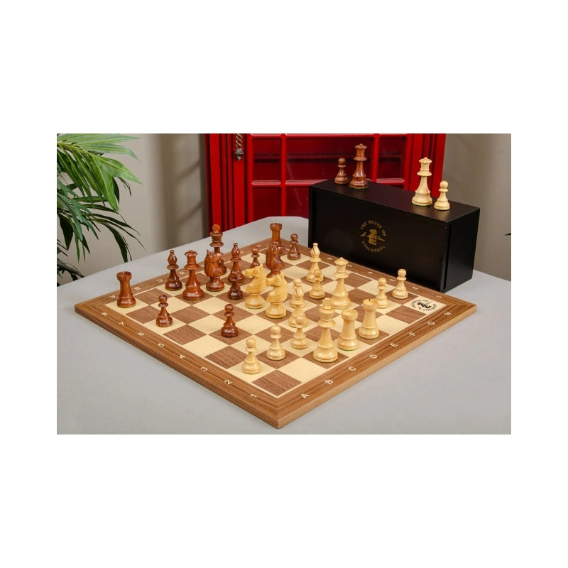 House Of Staunton Glass Eyed Lardy Series Luxury Wood Chess Set