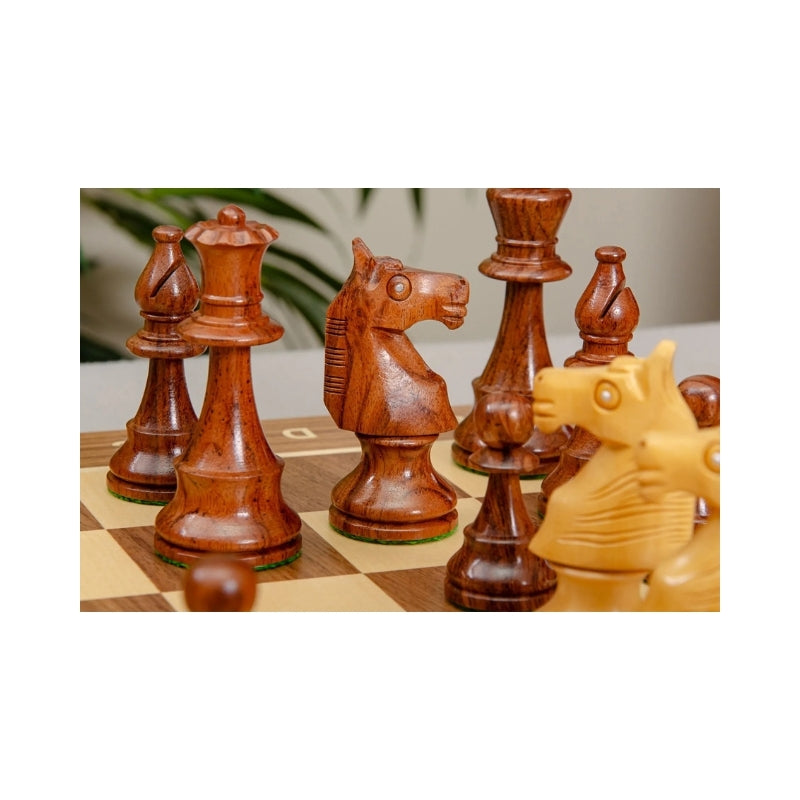 House Of Staunton Glass Eyed Lardy Series Luxury Wood Chess Set