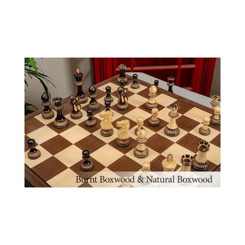 House Of Staunton Magnus Carlsen Luxury Signature Casket & Chess Set Combo