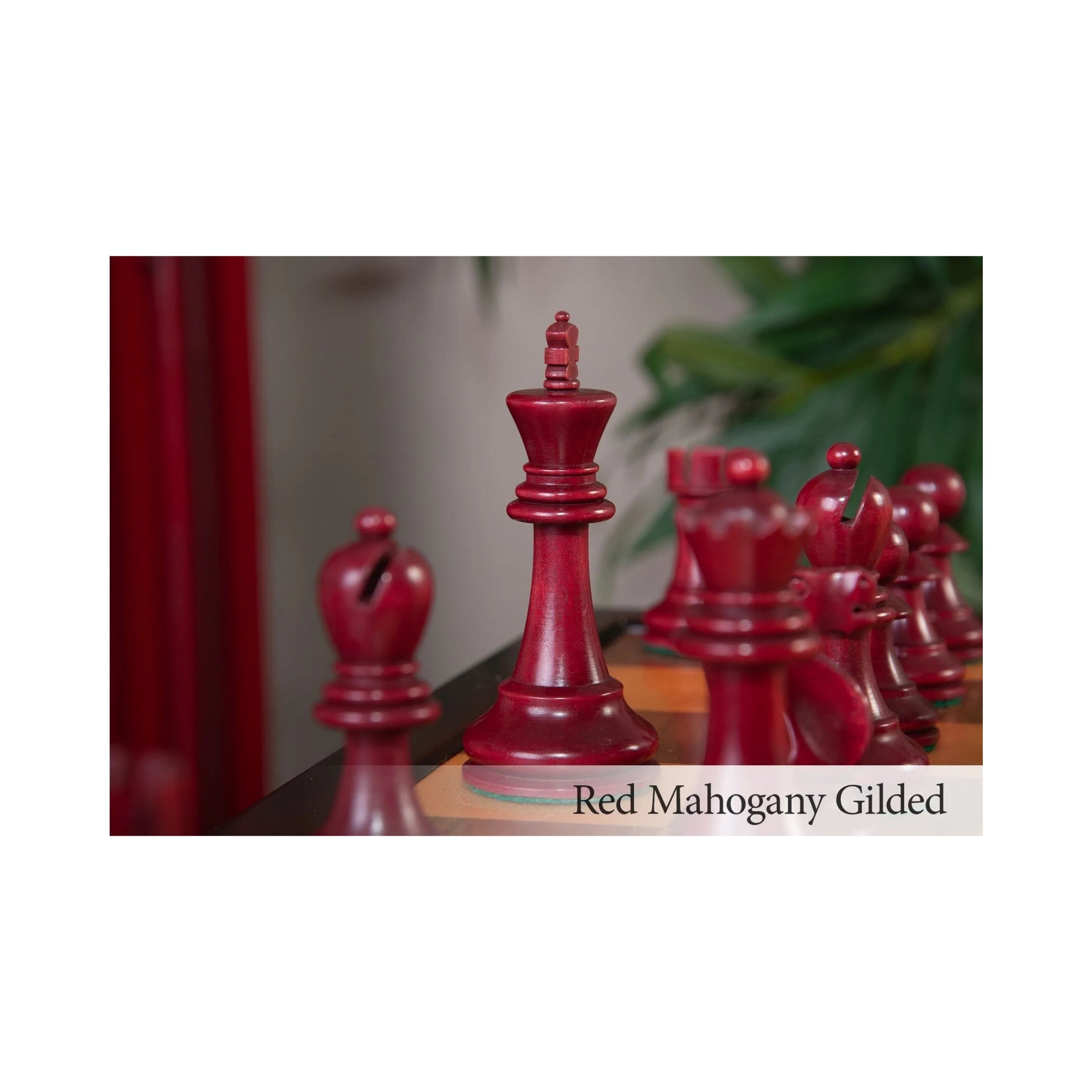 House Of Staunton Reykjavik II Series Tournament Chess Set and Tiroir Combination
