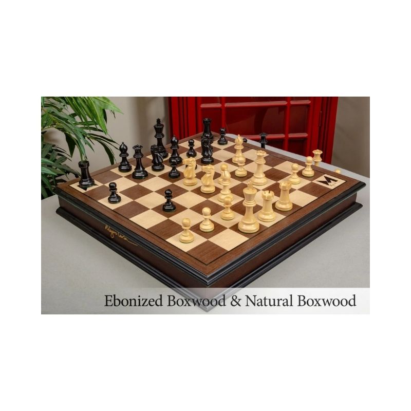 House Of Staunton Magnus Carlsen Luxury Signature Casket & Chess Set Combo