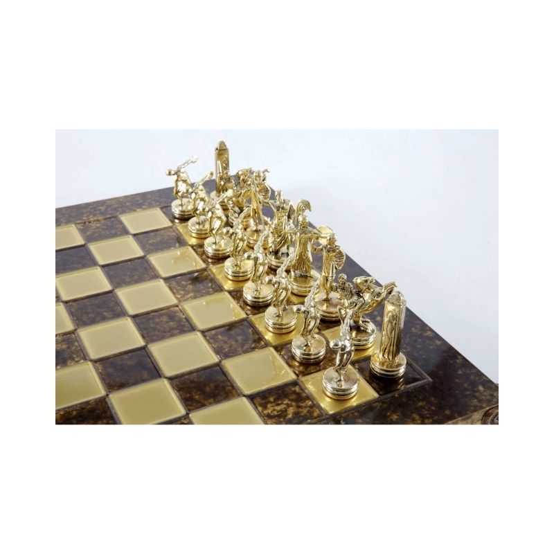 Manopoulos Luxury Handcrafted Discus Thrower Chess Set
