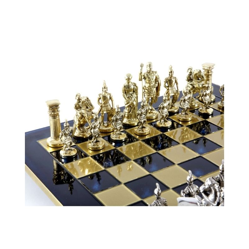 Manopoulos Luxury Handcrafted Greek Roman Period Chess Set