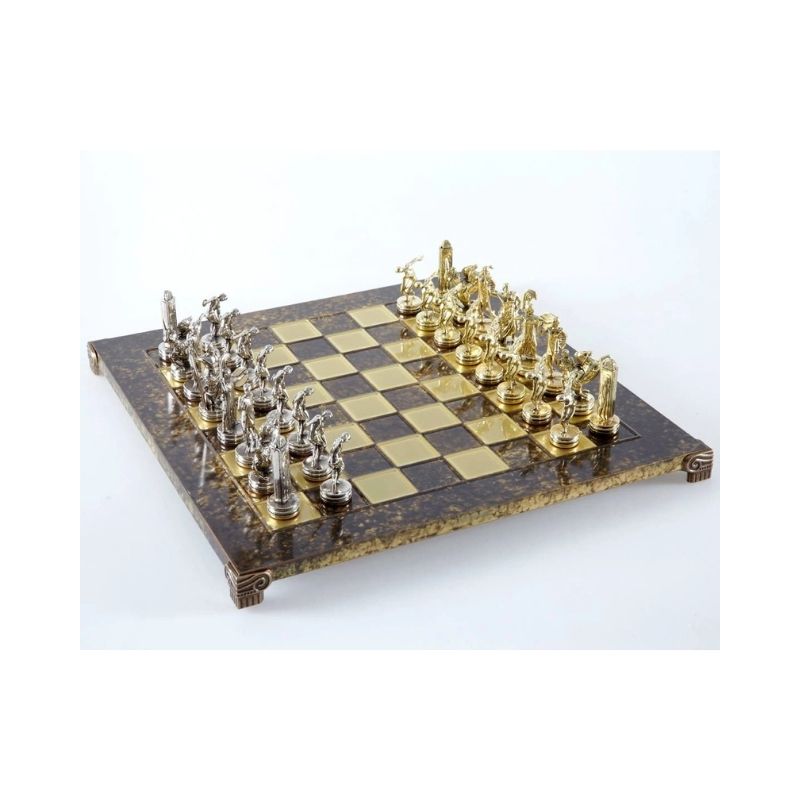 Manopoulos Luxury Handcrafted Discus Thrower Chess Set