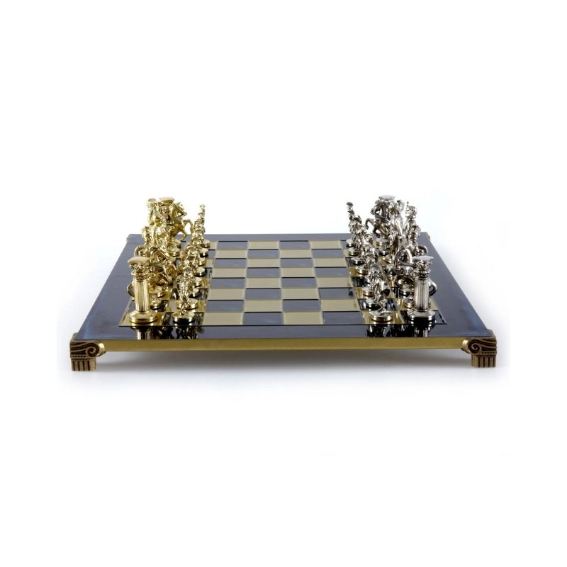 Manopoulos Luxury Handcrafted Greek Roman Period Chess Set