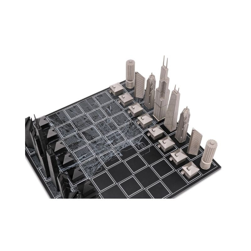 Skyline Chess Stainless Steel Chicago Edition
