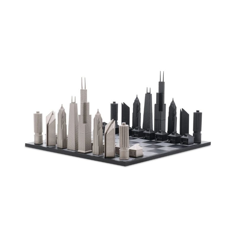 Skyline Chess Stainless Steel Chicago Edition