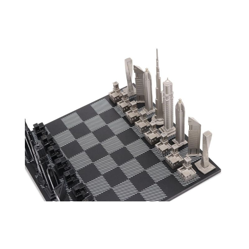 Skyline Chess Stainless Steel Dubai Edition