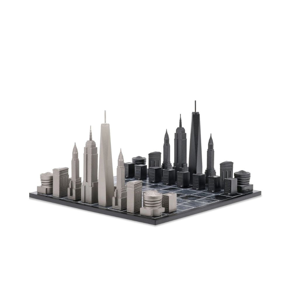 Skyline Chess Stainless Steel New York Edition - City Map 1