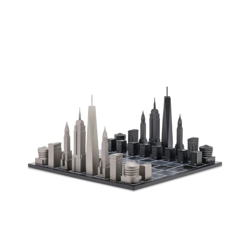 Skyline Chess Stainless Steel New York Edition