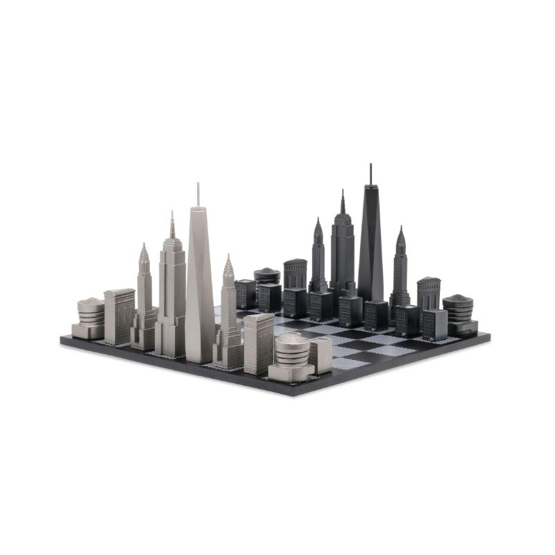 Skyline Chess Stainless Steel New York Edition