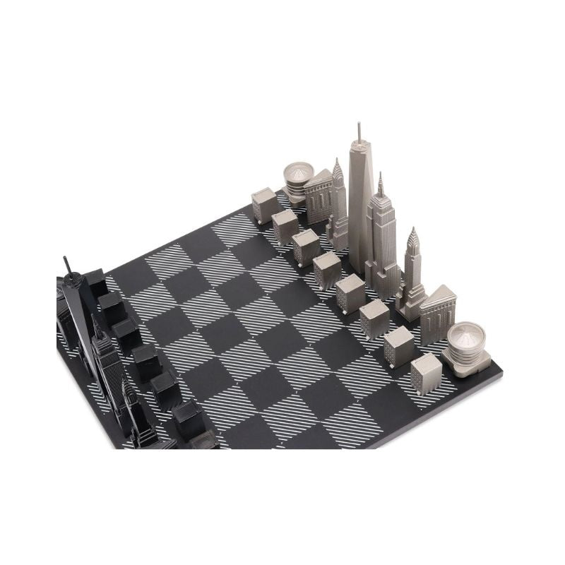 Skyline Chess Stainless Steel New York Edition