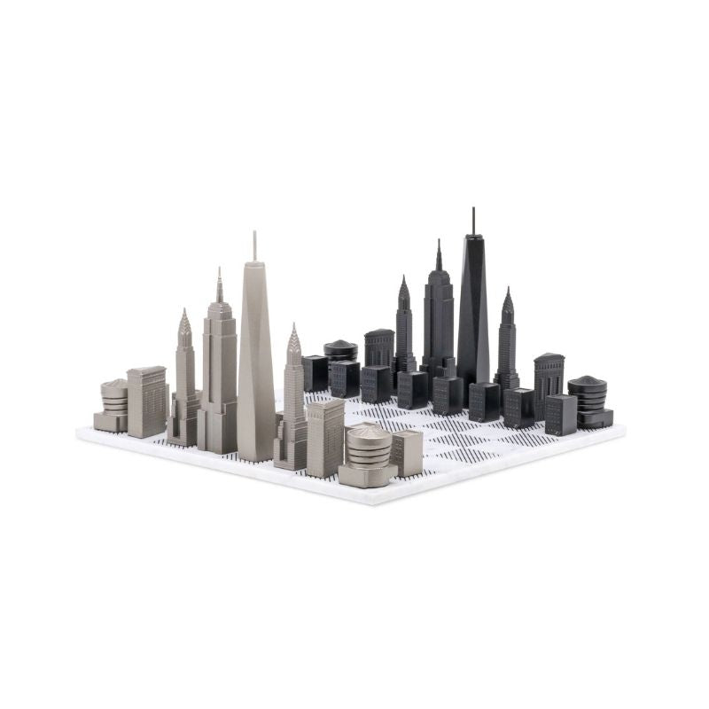 Skyline Chess Stainless Steel New York Edition