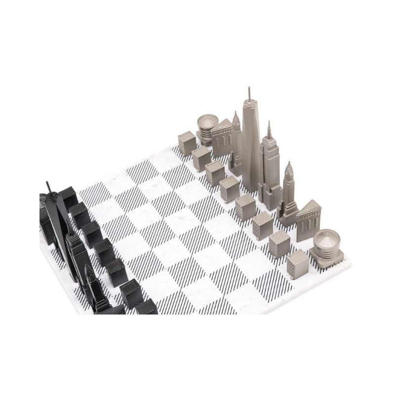 Skyline Chess Stainless Steel New York Edition