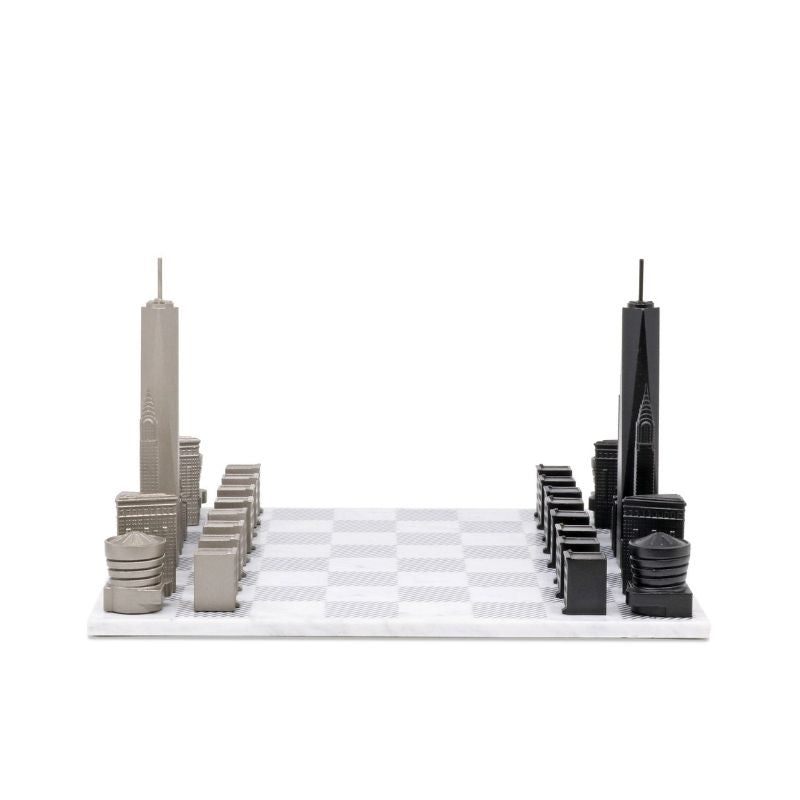 Skyline Chess Stainless Steel New York Edition