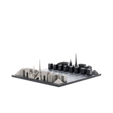 Skyline Chess Stainless Steel Paris Edition - City Map 1