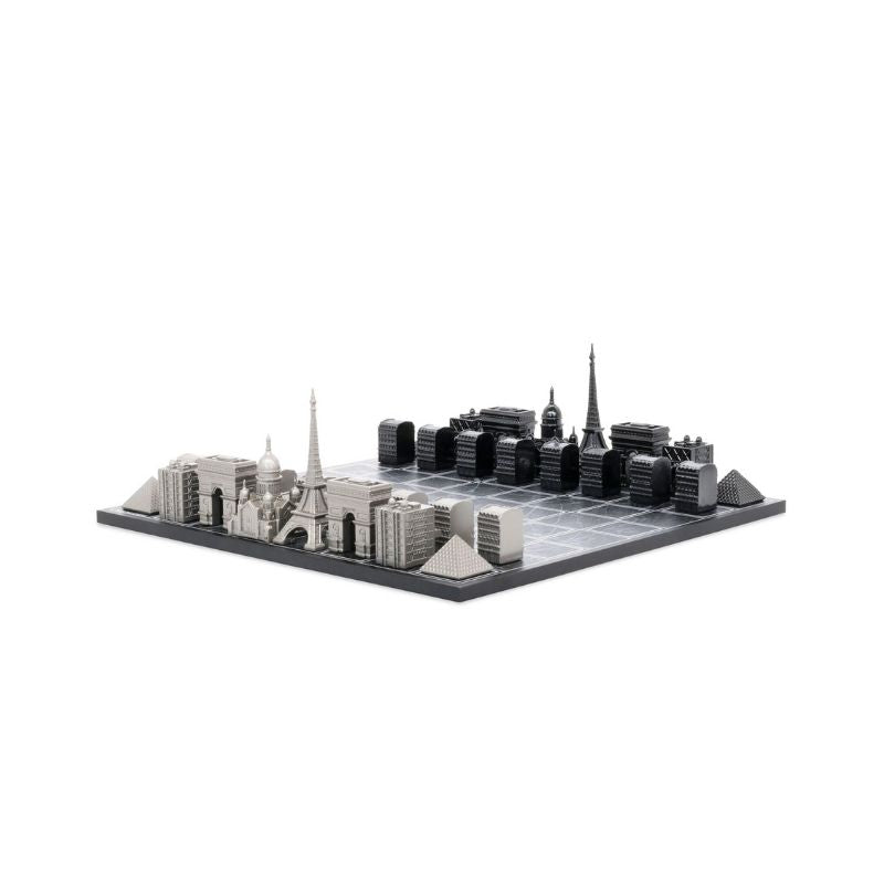 Skyline Chess Stainless Steel Paris Edition