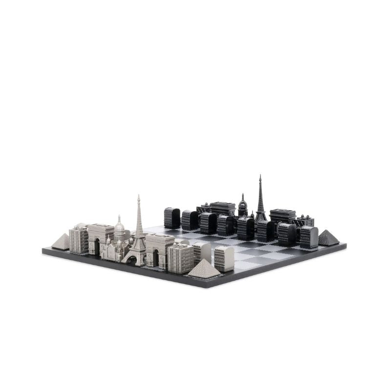 Skyline Chess Stainless Steel Paris Edition