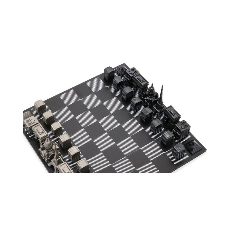 Skyline Chess Stainless Steel Paris Edition