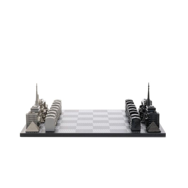 Skyline Chess Stainless Steel Paris Edition