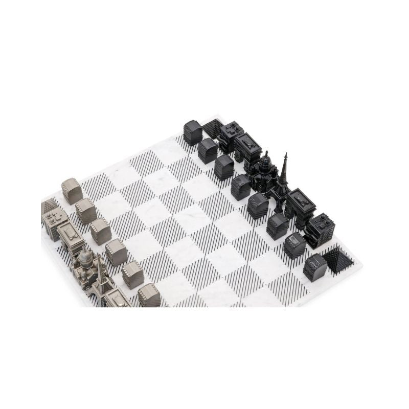 Skyline Chess Stainless Steel Paris Edition