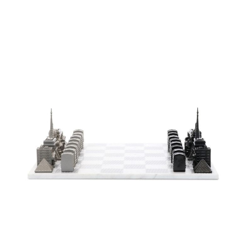 Skyline Chess Stainless Steel Paris Edition