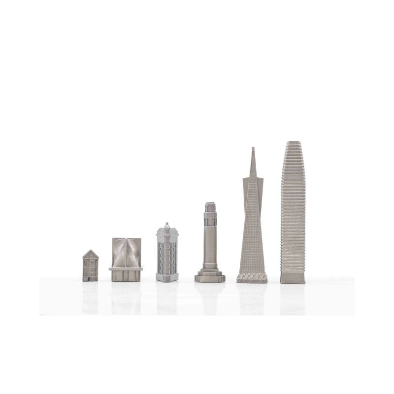 Skyline Chess Stainless Steel San Francisco Edition