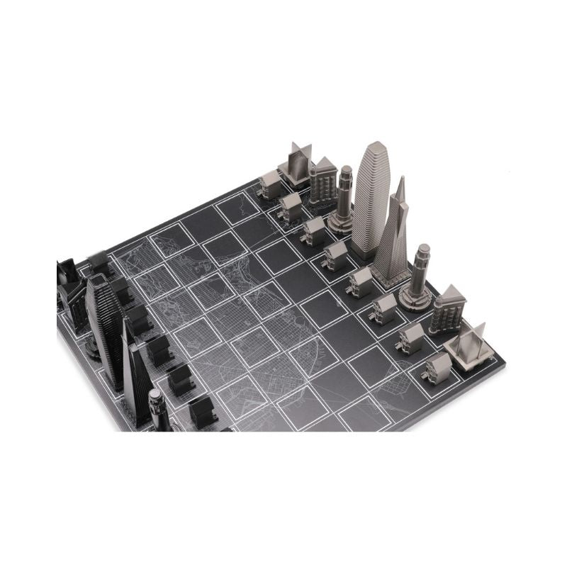 Skyline Chess Stainless Steel San Francisco Edition