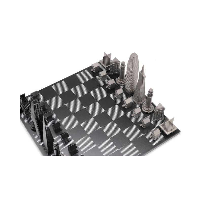 Skyline Chess Stainless Steel San Francisco Edition