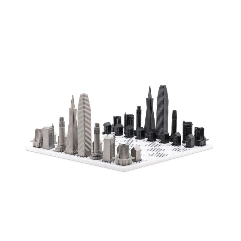 Skyline Chess Stainless Steel San Francisco Edition