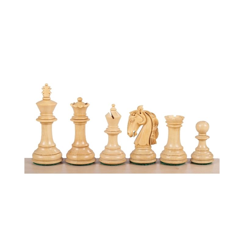 Sunrise Colombian Staunton Acacia/Boxwood 10cm Chess Pieces
