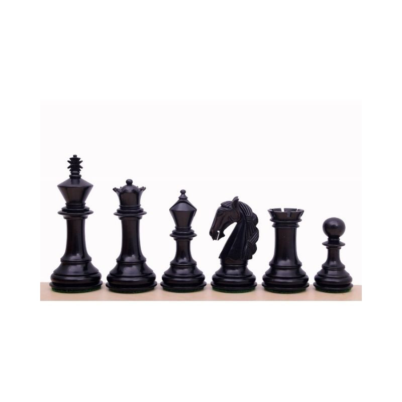 Sunrise Colombian Staunton Ebonised 10cm Chess Pieces