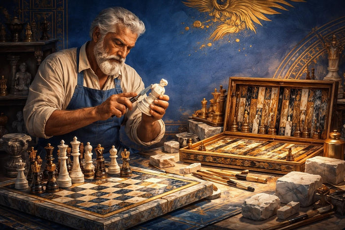 Manopoulos Chess Sets: Greek Craftsmanship Explained