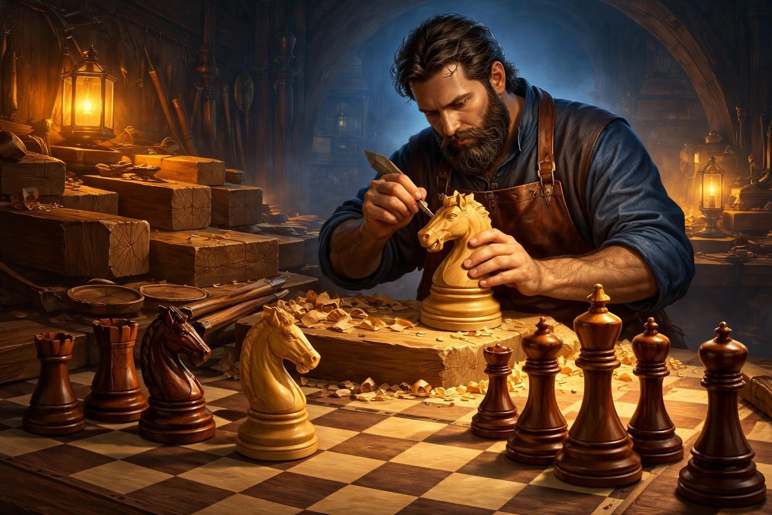 Hand Carved Chess: Artistry That Brings the Game to Life