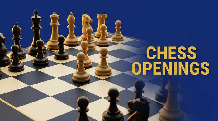 Chess openings guide: a Staunton set early in the game