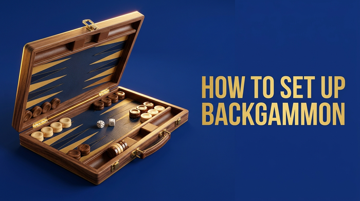How to set up a backgammon board, a complete guide from Sterling Chess