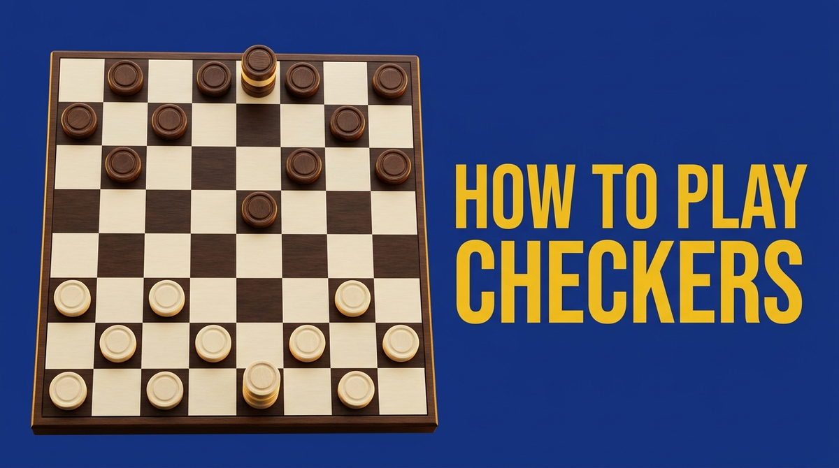 How to play checkers and draughts, a complete guide from Sterling Chess