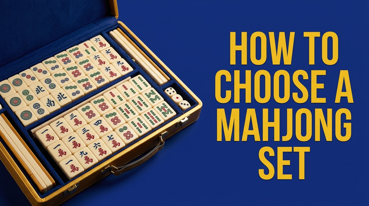 How to choose a mahjong set, a complete buyer's guide from Sterling Chess