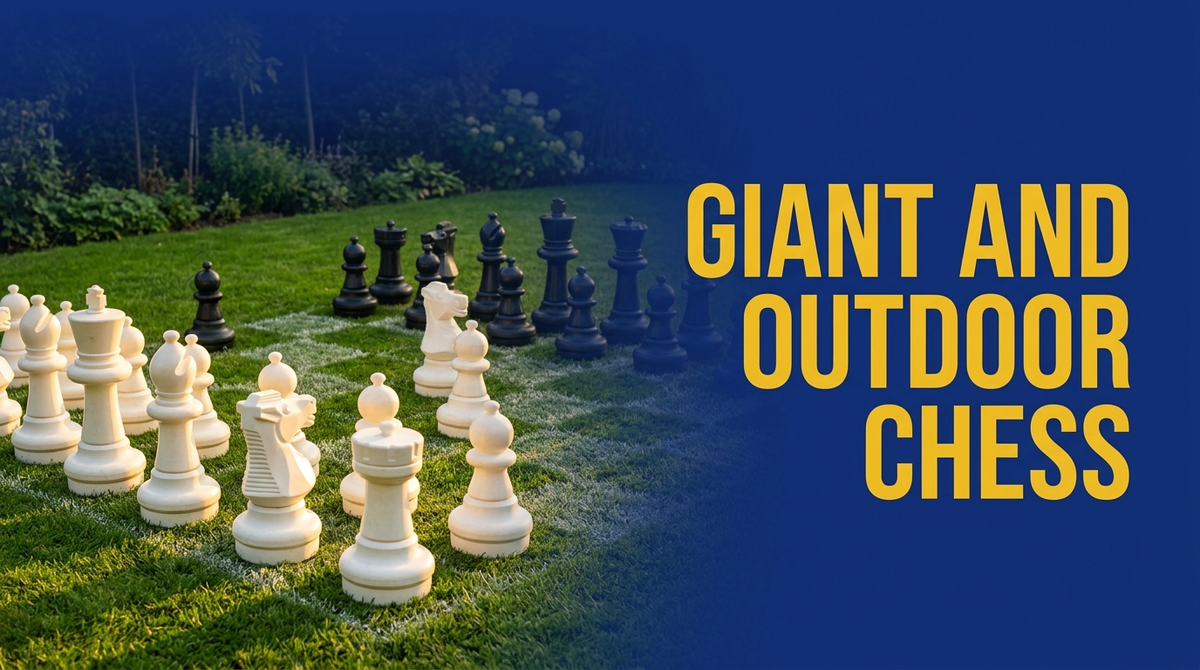 Giant and outdoor chess sets buying guide from Sterling Chess