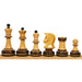1970s' Dubrovnik Lacquered Boxwood 97mm Chess Pieces