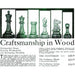 Ebonised Boxwood and Antiqued Boxwood chessmen, 92mm king
