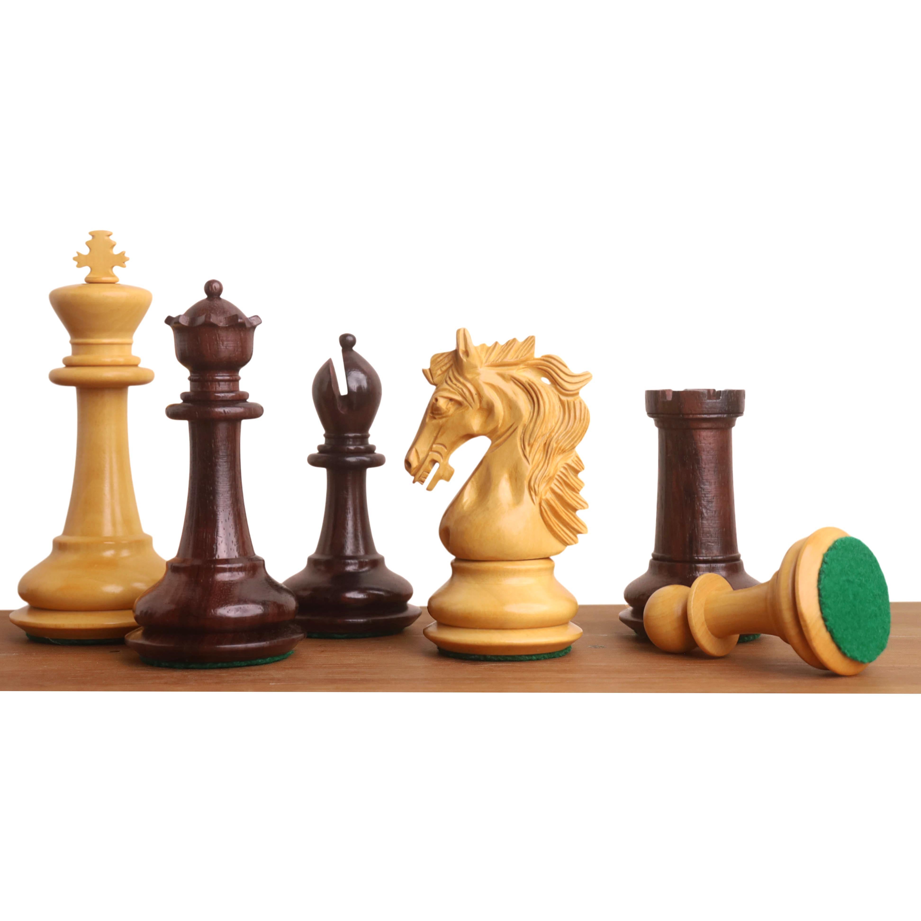 Heritage Series Staunton Rosewood 100mm Chess Pieces